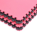 Red black Color Interlocking EVA Foam Puzzle Mat